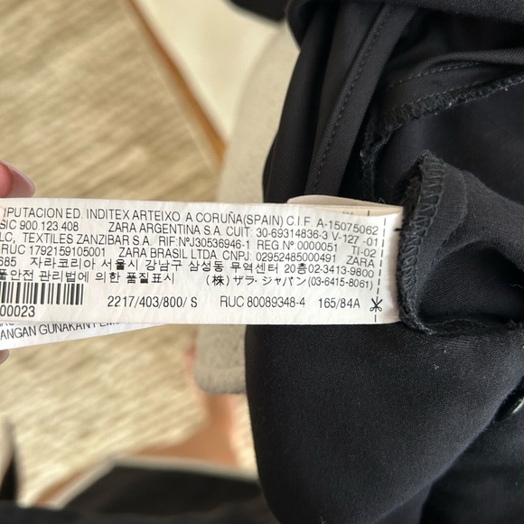 Zara Black Short sleeve Boxy Romper Size Small - Picture 7 of 7